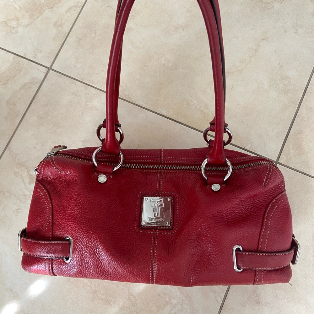 Red Leather Handbag